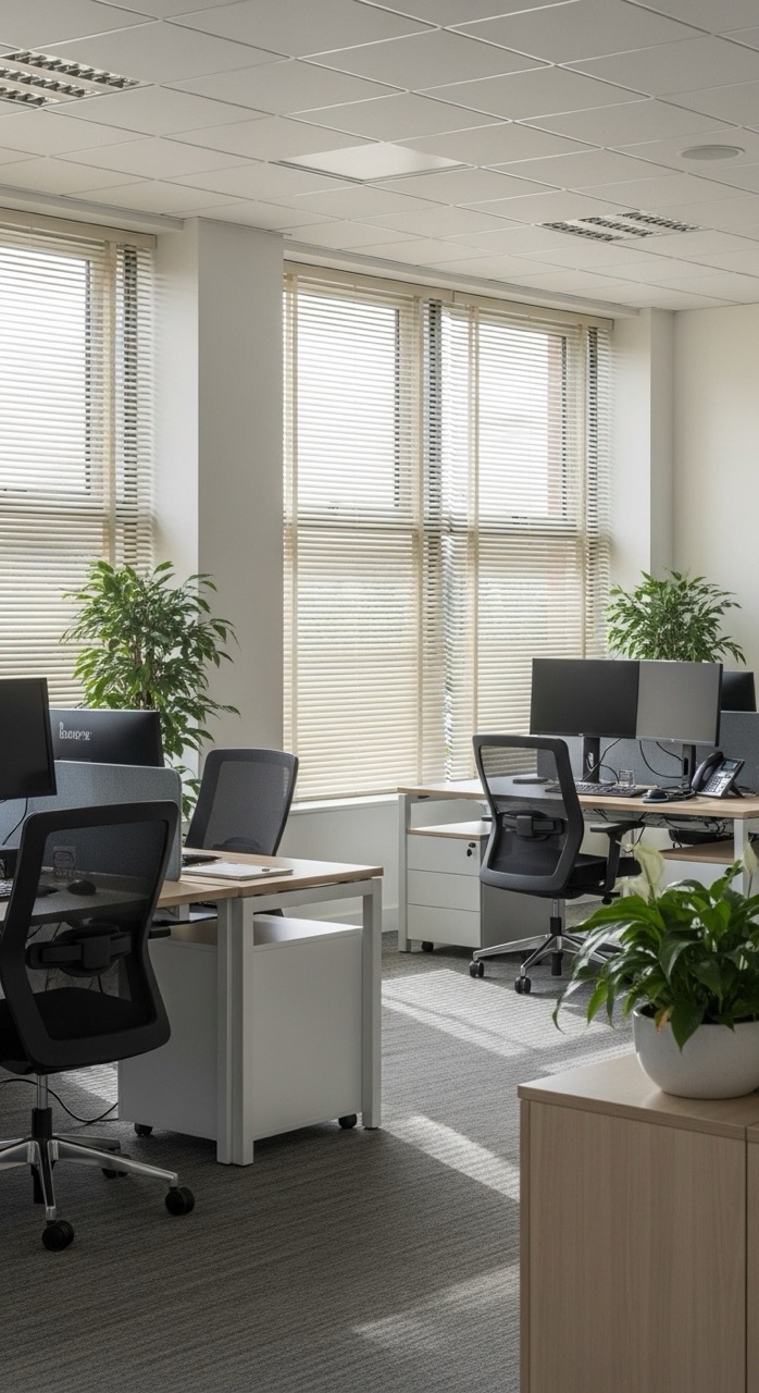 Commercial blinds and shutters supplied and fitted by Abacus Blinds across Kent