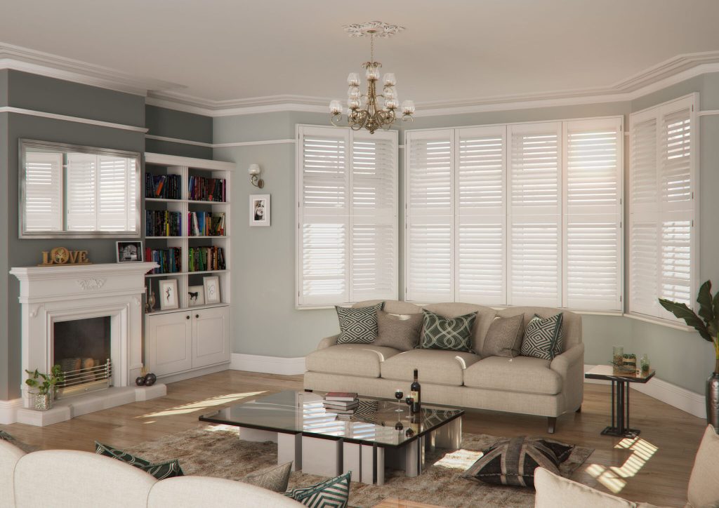 Bay Window Shutters – Abacus Blinds Kent