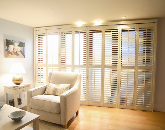 Track Shutters fitted by Abacus Blinds in Kent