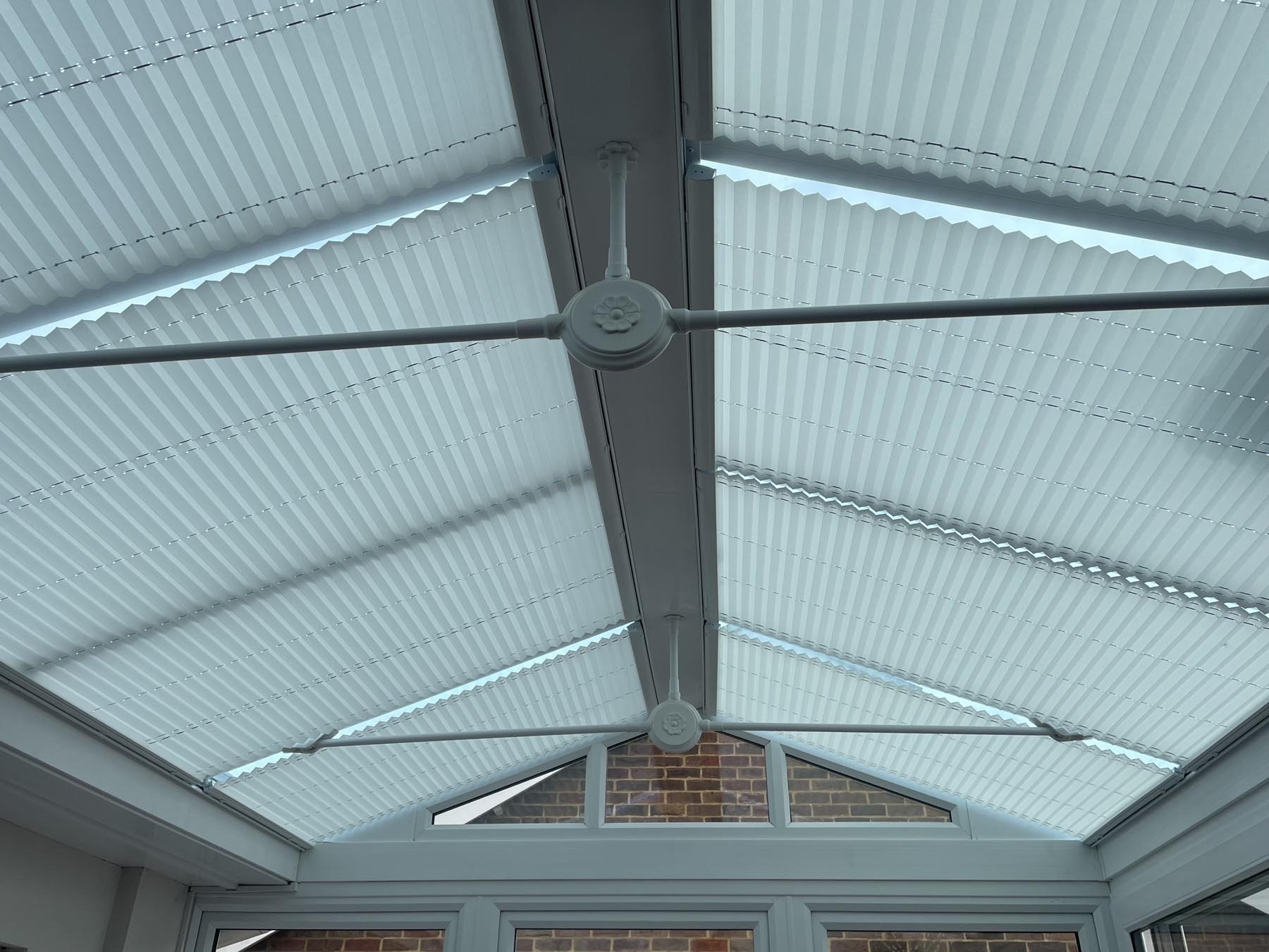 Conservatory roof blinds – Abacus Blinds project