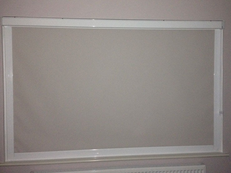 Cassette blockout roller blinds – Abacus Blinds project